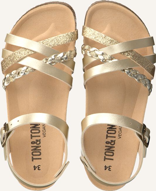 Gouden TON & TON Platte sandalen OM10861 Gouden TON & TON Platte sandalen OM10861 - large