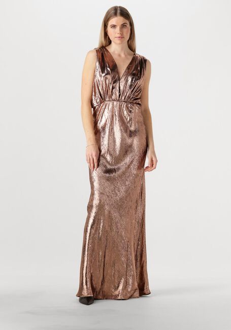 Bronskleurig MES DEMOISELLES Maxi jurk SAMBI - large