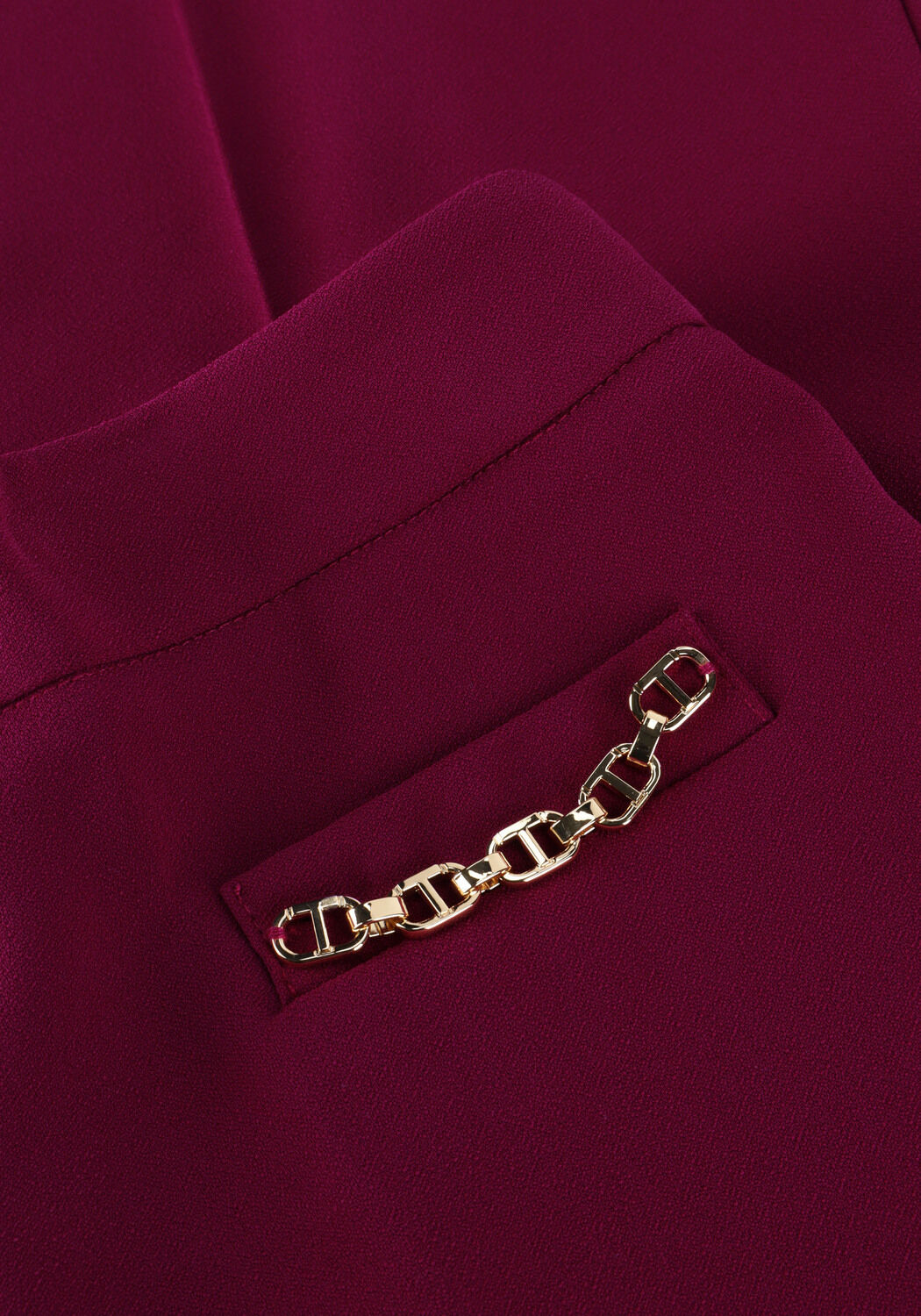 Paarse TWINSET MILANO Pantalon 242TP2083 - large