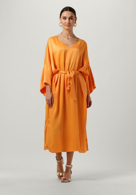 Oranje NOTRE-V Midi jurk NV-BELLE MIDI DRESS - large