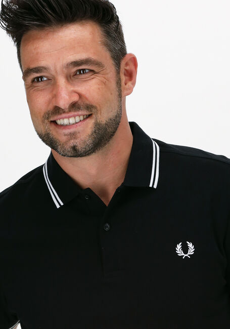 Zwarte FRED PERRY Polo TWIN TIPPED FRED PERRY SHIRT - large
