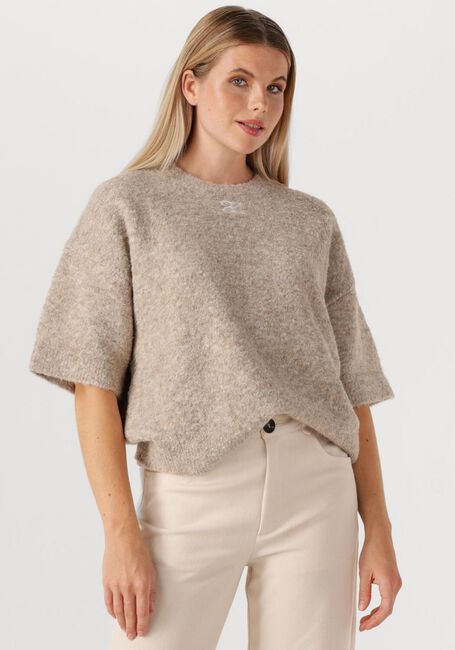Beige STUDIO AR Trui JESSICA BOUCLE KNIT - large