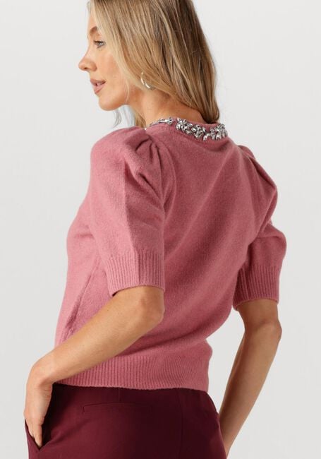 Roze NEO NOIR Truien/vesten MAIA STONE KNIT BLOUSE - large