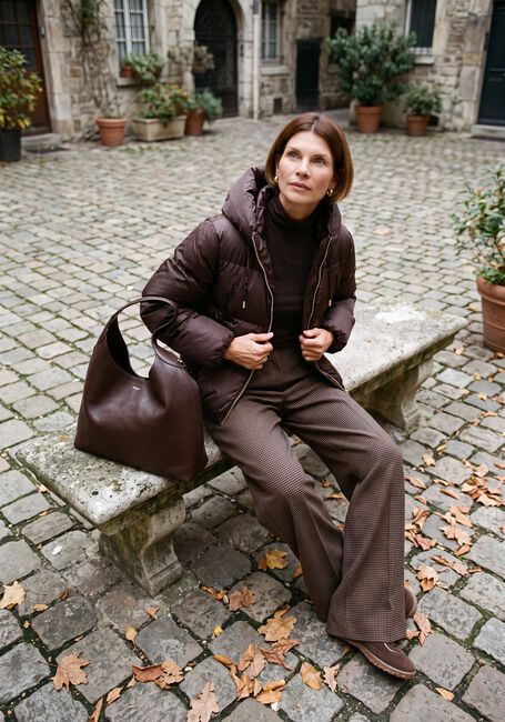 Bruine BEAUMONT Gewatteerde jas MARIAN JACKET - large