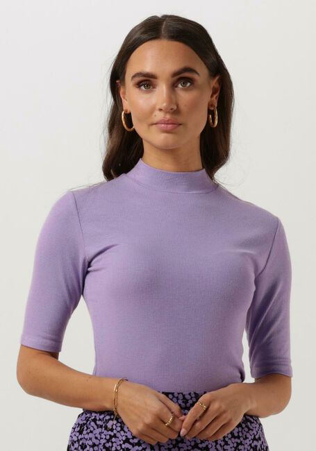 Paarse MODSTRÖM Top KROWN T-SHIRT - large