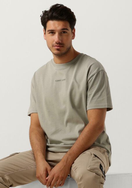 Groene TOMMY JEANS T-shirt TJM REG S NEW CLASSICS TEE EXT - large
