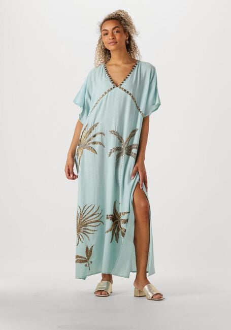 Lichtblauwe WILD Maxi jurk ANNIE - large