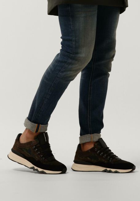 Groene FLORIS VAN BOMMEL Lage sneakers SFM-10135 DE ZAGER - large