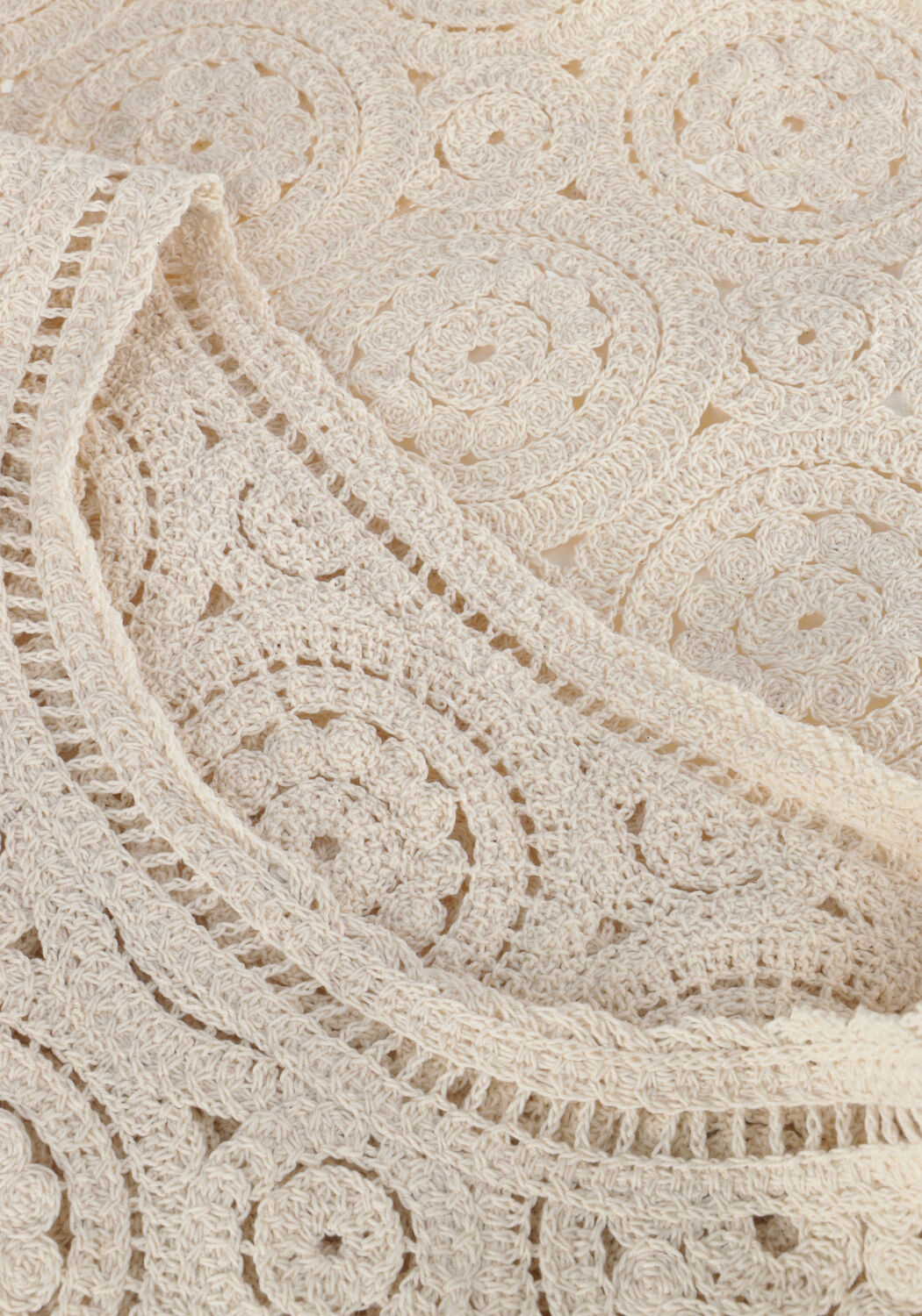 Gebroken wit OBJECT Mini jurk OBJRAY L/S KNIT DRESS - large