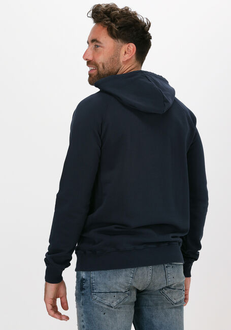 Donkerblauwe FORÉT Sweater BISON HOODIE - large