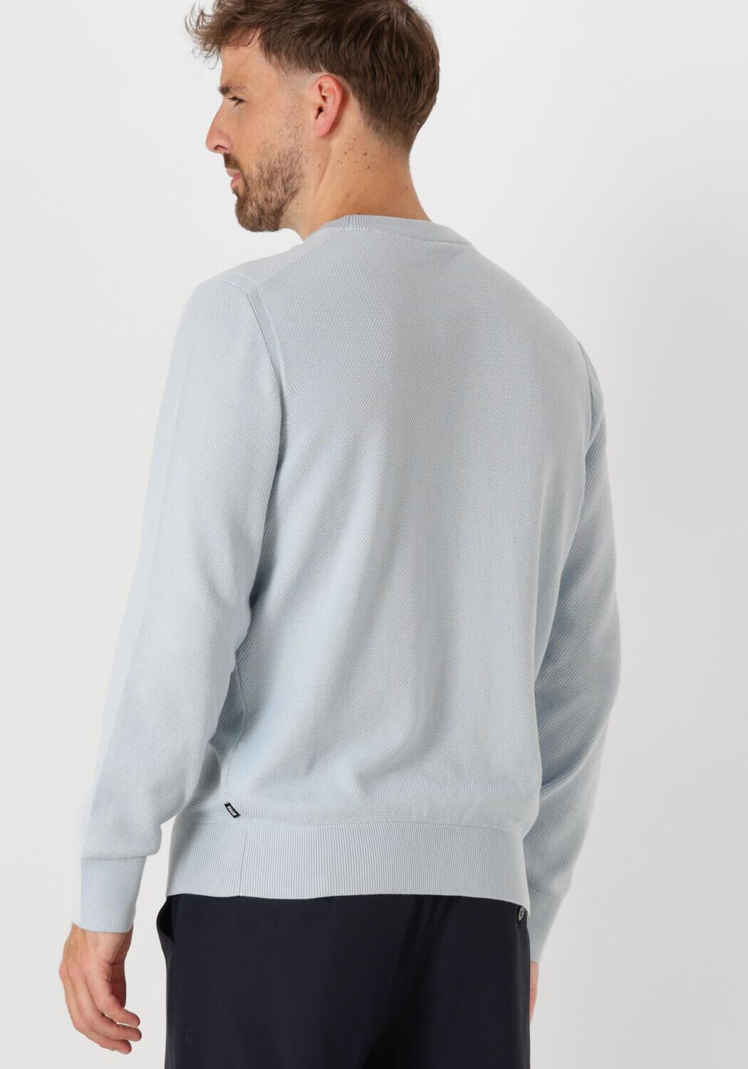 BOSS BLACK Heren Truien & Vesten Ecaio-p Lichtblauw