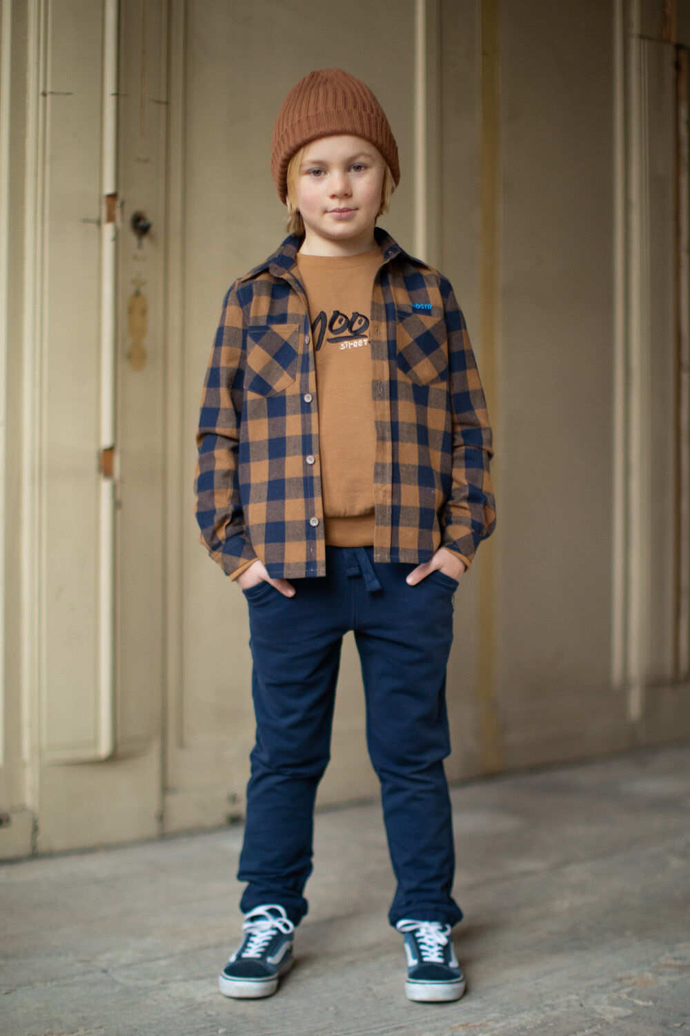 MOODSTREET Jongens Truien & Vesten Sweater Sev Bruin