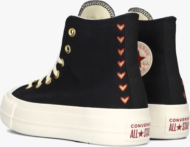 Stars Converse Platform All Stars Zwart Hoge Zool Zwarte CONVERSE