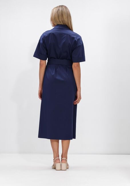 Donkerblauwe CAROLINE BISS Midi jurk 1112 - large
