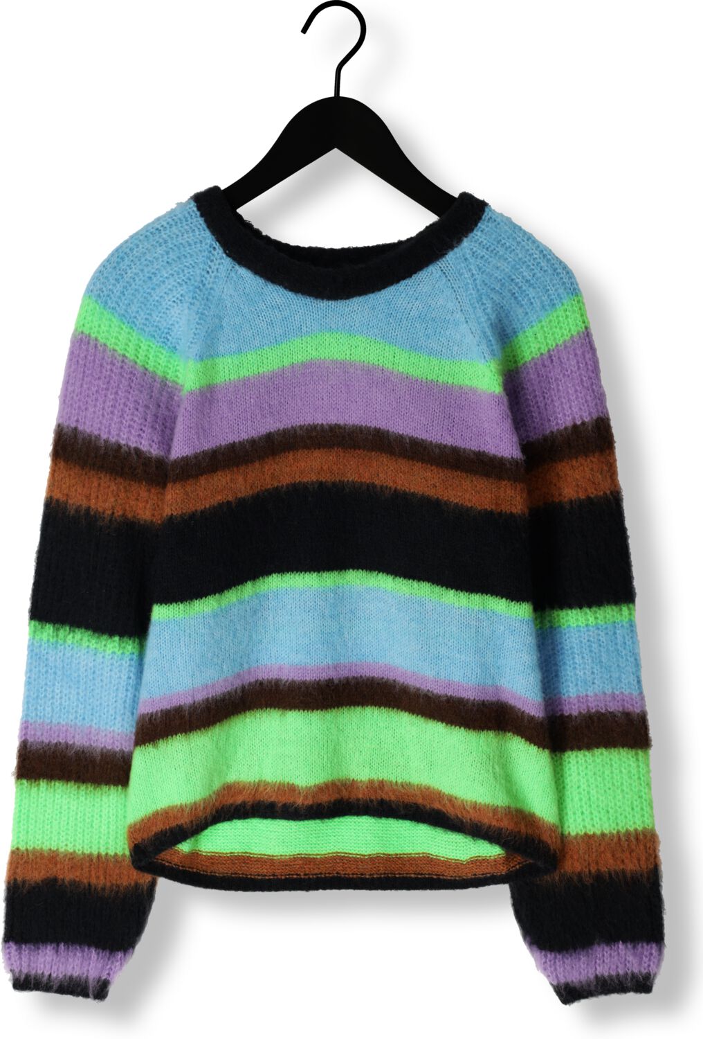 POM AMSTERDAM Dames Truien & Vesten Pullover Brushed Stripes Multi