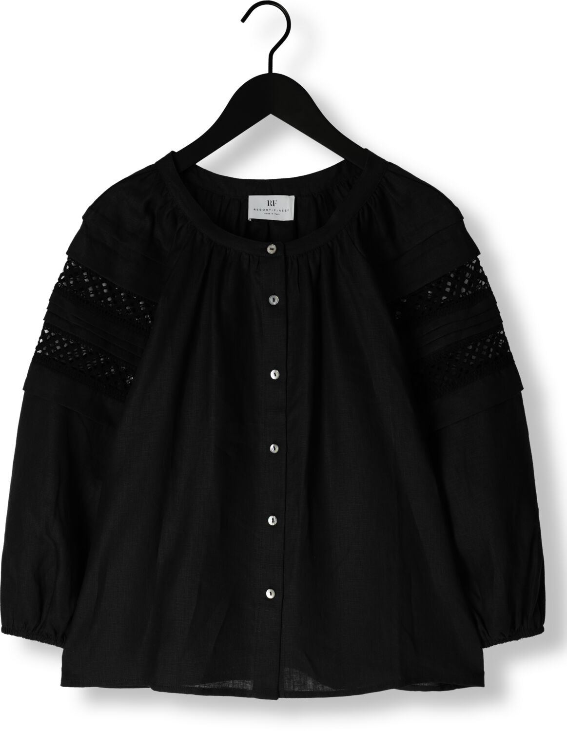 RESORT FINEST Dames Blouses Blouse Chic Zwart