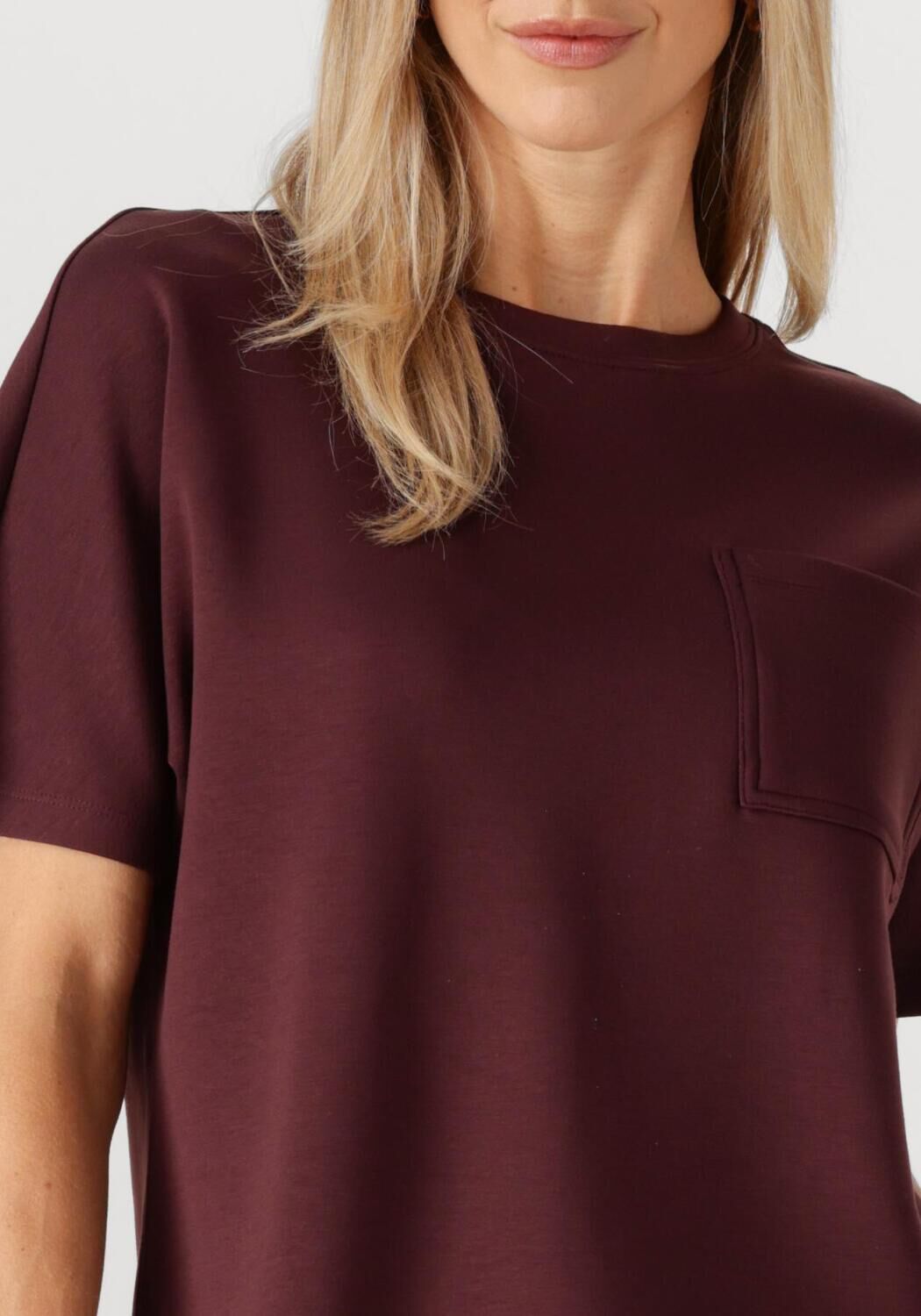 MSCH COPENHAGEN Dames Tops & T-shirts Mschharissa Ima Q Ss Sweatshirt Bordeaux