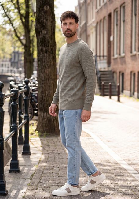 Khaki CHASIN Trui RICO - large