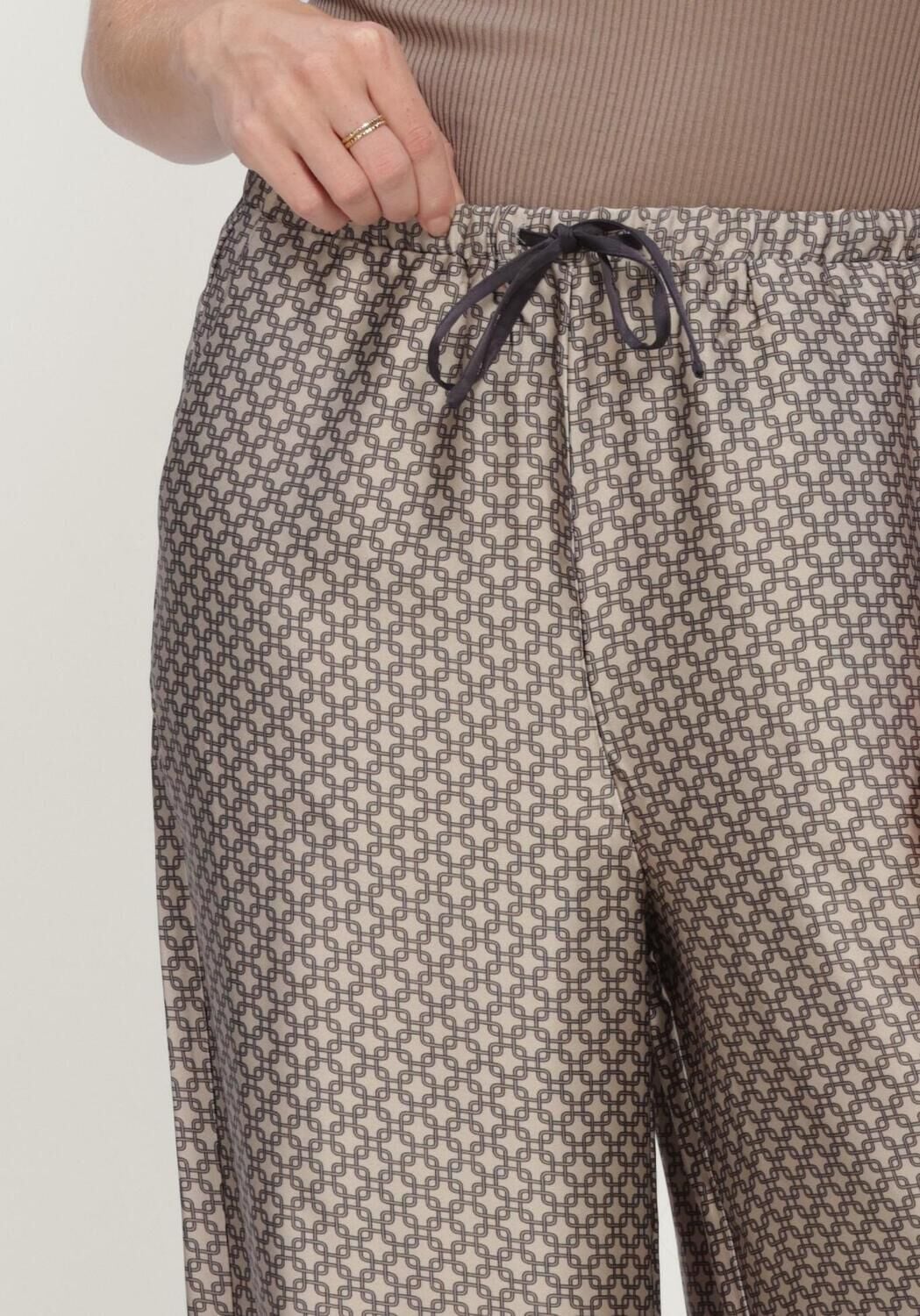 NEO NOIR Dames Broeken Sora Pattern Pants Taupe