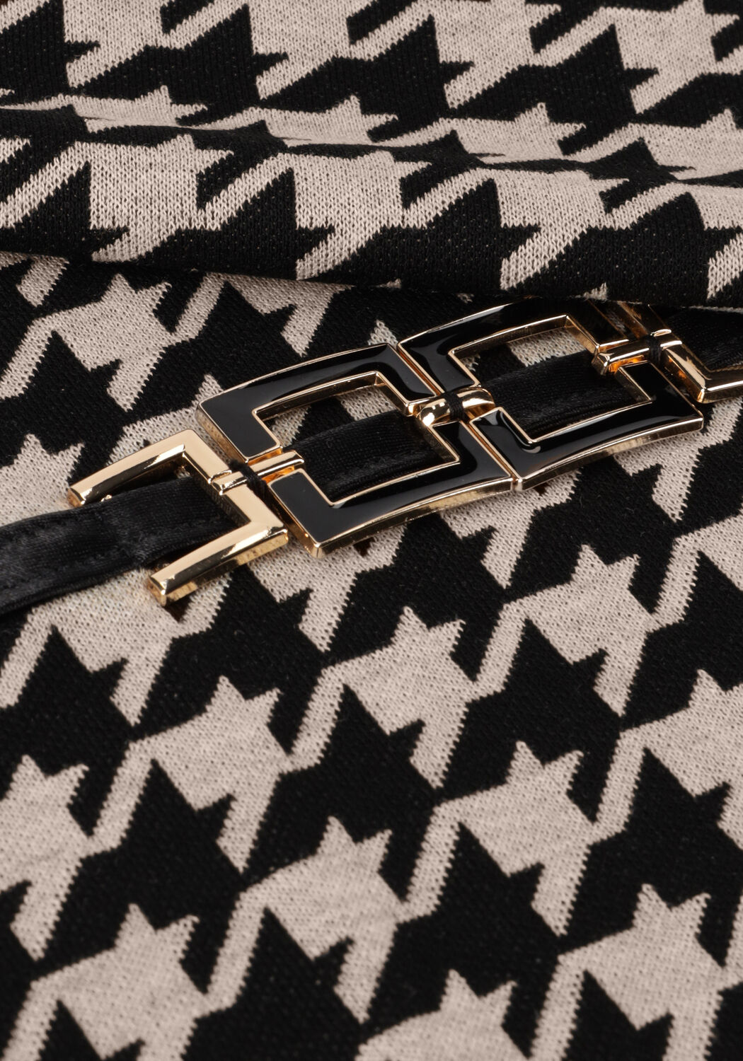 Zwarte ANA ALCAZAR Mini jurk A-SHAPED DRESS - large