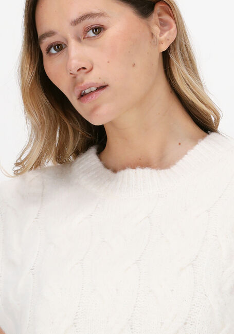 Gebroken wit 10DAYS Spencer PADDED CABLE SPENCER - large