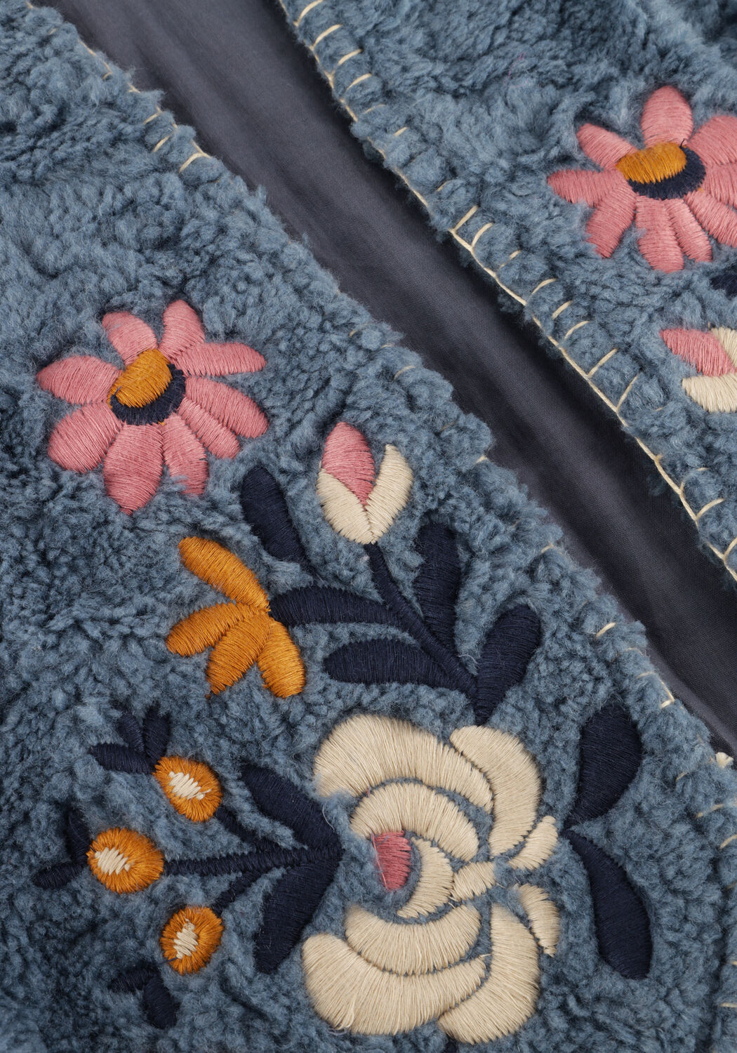 Blauwe LOUIZON Gilet YOBRODABIS/YAMINA - large