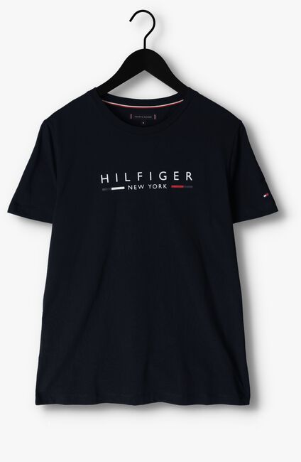 Donkerblauwe TOMMY HILFIGER T-shirt HILFIGER NEW YORK TEE - large