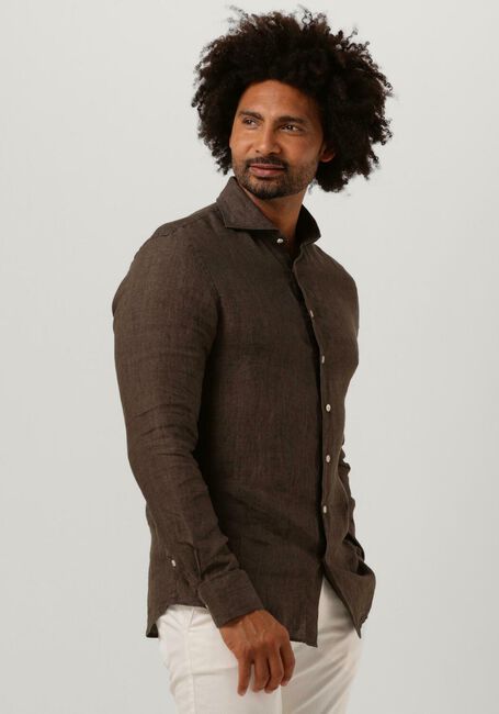 Bruine PROFUOMO Casual overhemd PPUH10026 - large