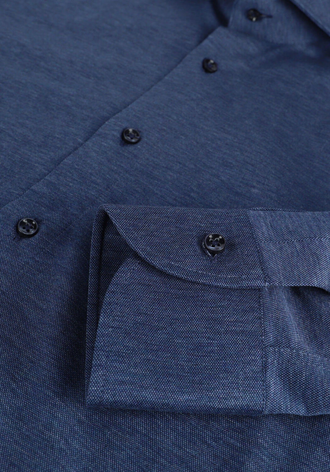 Blauwe PORTO MILANO Casual overhemd FARO - large