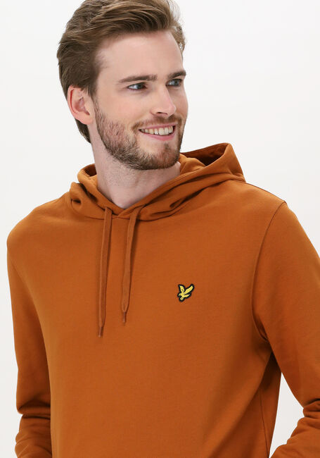 Oranje LYLE & SCOTT Truien/vesten PULLOVER HOODIE - large