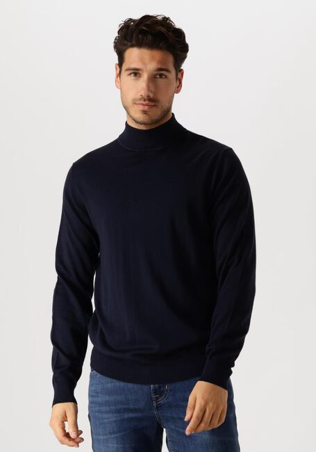 Donkerblauwe PROFUOMO Trui PULLOVER MOCK - large
