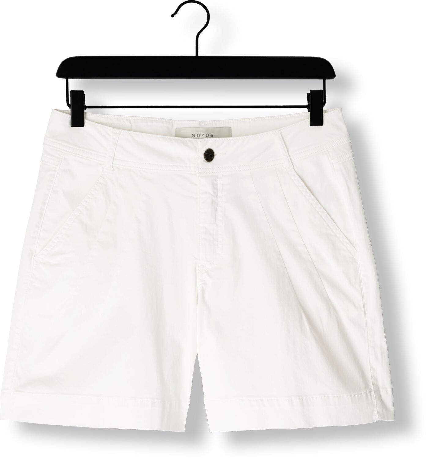 NUKUS Dames Broeken Tanya Short Gebroken Wit