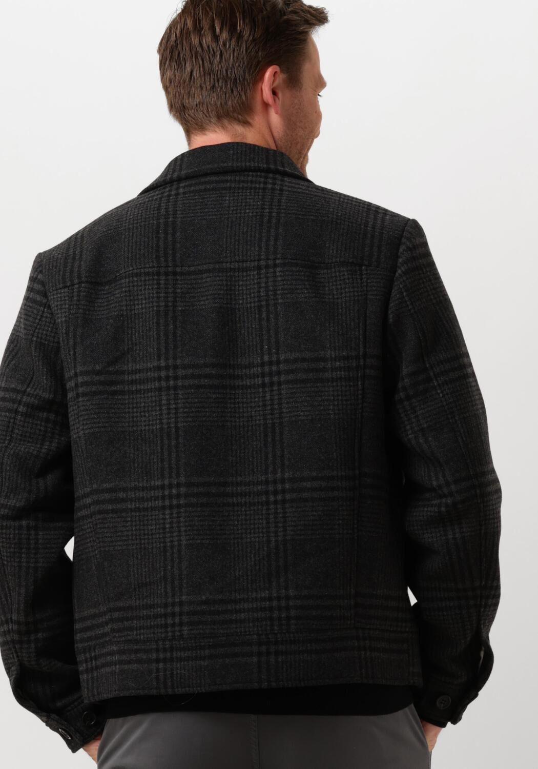 SELECTED HOMME Heren Overshirts Slhnew Filip Jkt Grijs