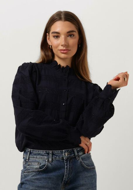 Donkerblauwe LOLLYS LAUNDRY Blouses RAMPUR - large