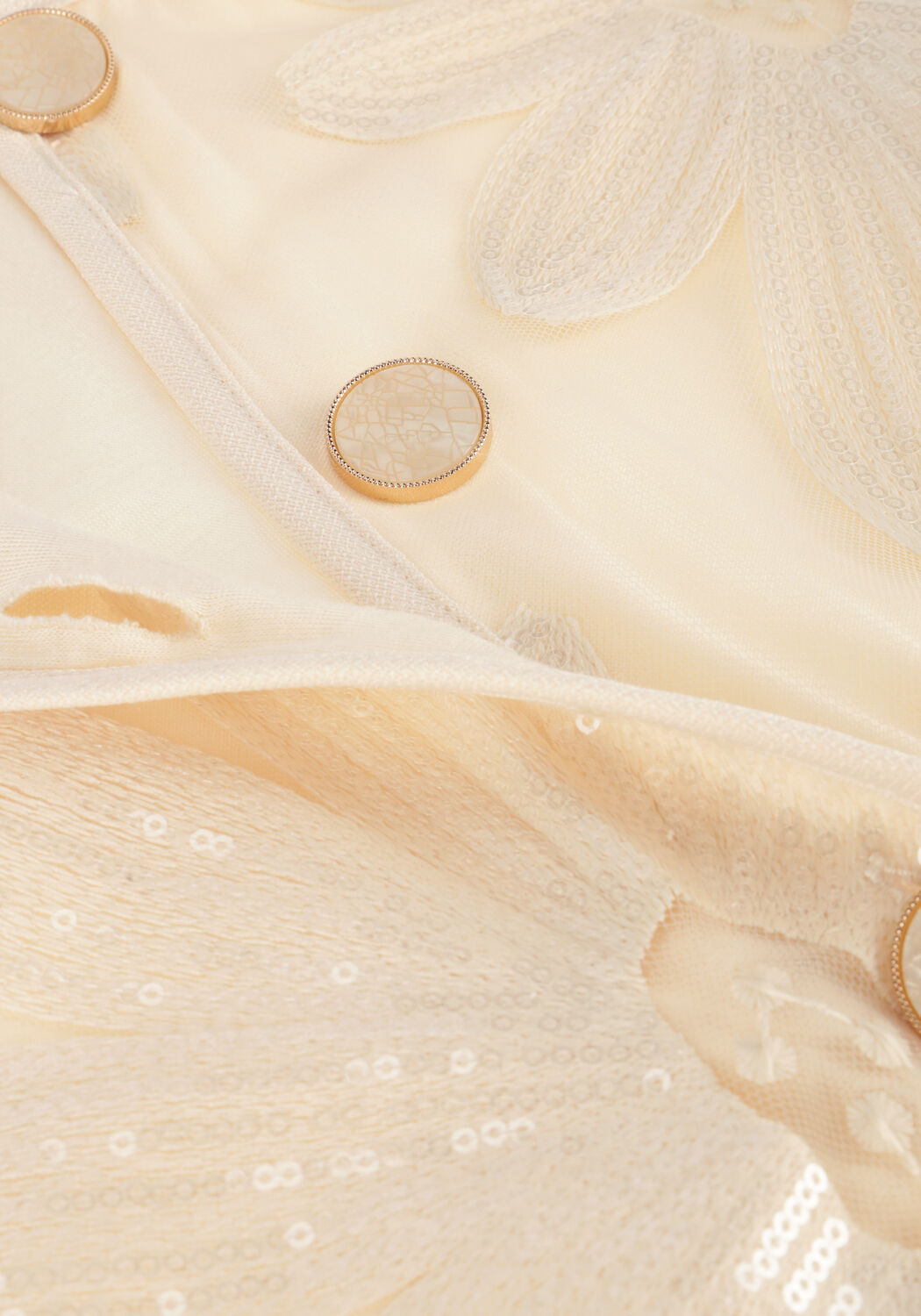 Zand NUKUS Vest MILLIE CARDIGAN PAILLET - large