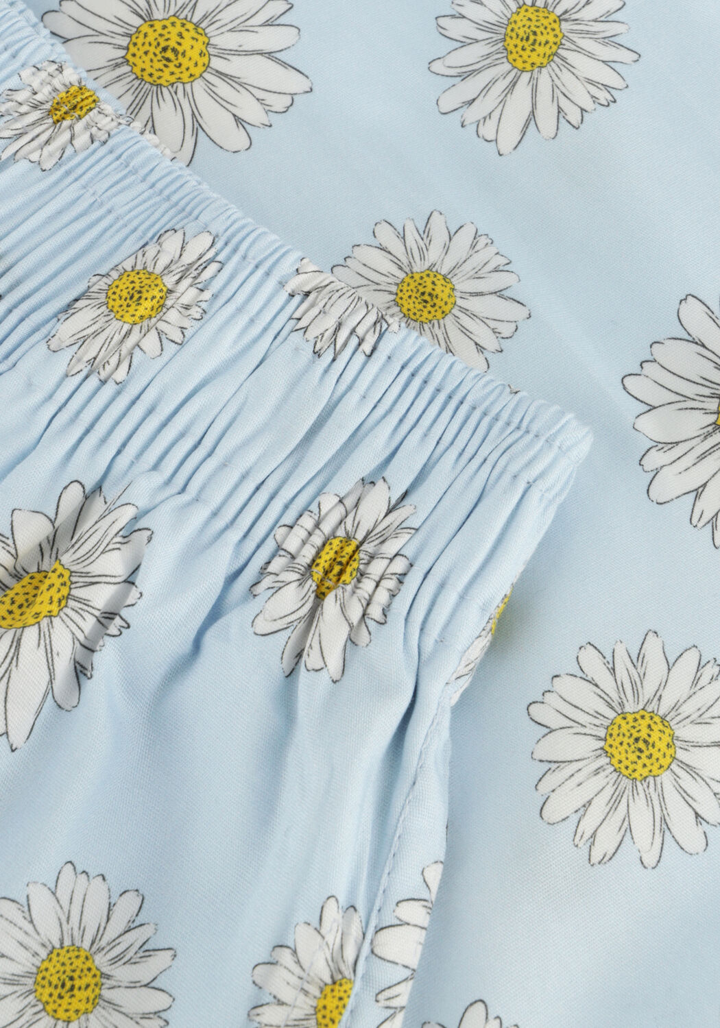 Blauwe POCKIES Boxershorts BLUE FLOWERS - large