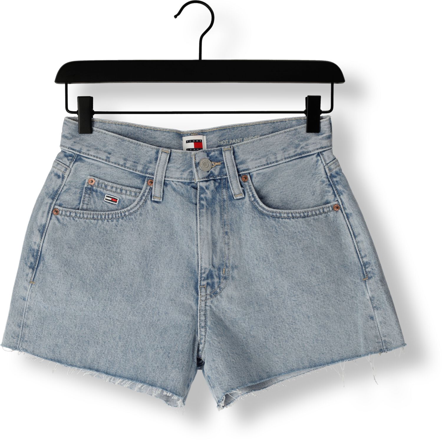 TOMMY JEANS Dames Jeans Hot Pant Bh0014da Blauw