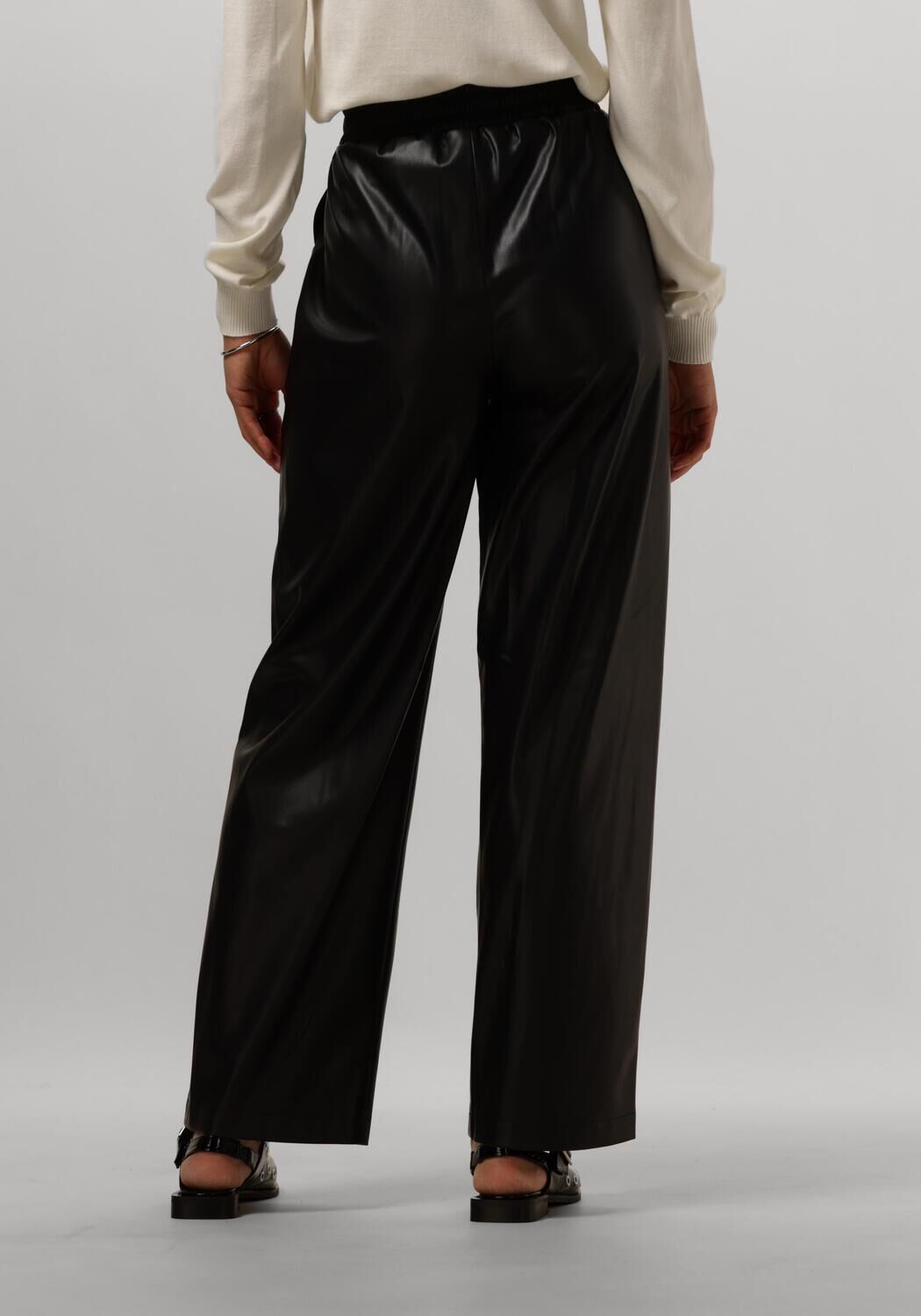 LIU JO Dames Broeken Pant. Jogger Spalmato Zwart