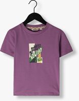 Paarse MOODSTREET T-shirt T-SHIRT PRINT - medium