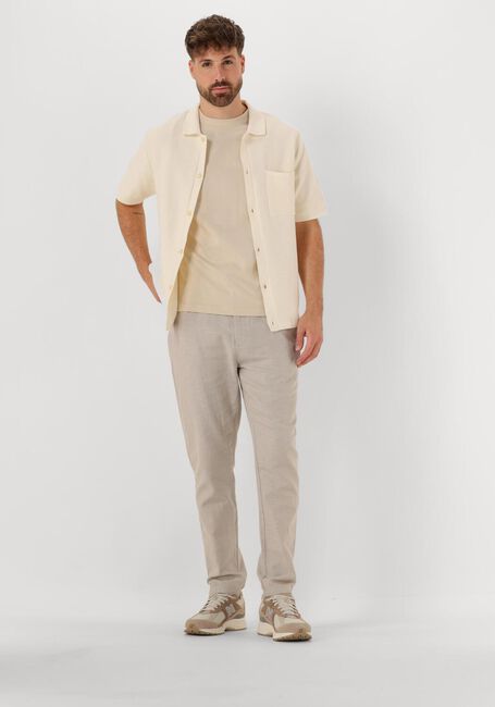 Beige SELECTED HOMME T-shirt SLHLOOSEOSCAR SS O-NECK TEE NOOS - large