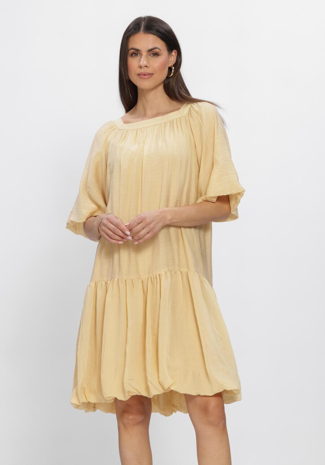 Gele INWEAR Mini jurk LYLAIW FREST SHORT DRESS - large