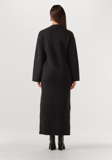 Zwarte Y.A.S. Maxi jurk YASELMA LS LONG KNIT DRESS - large