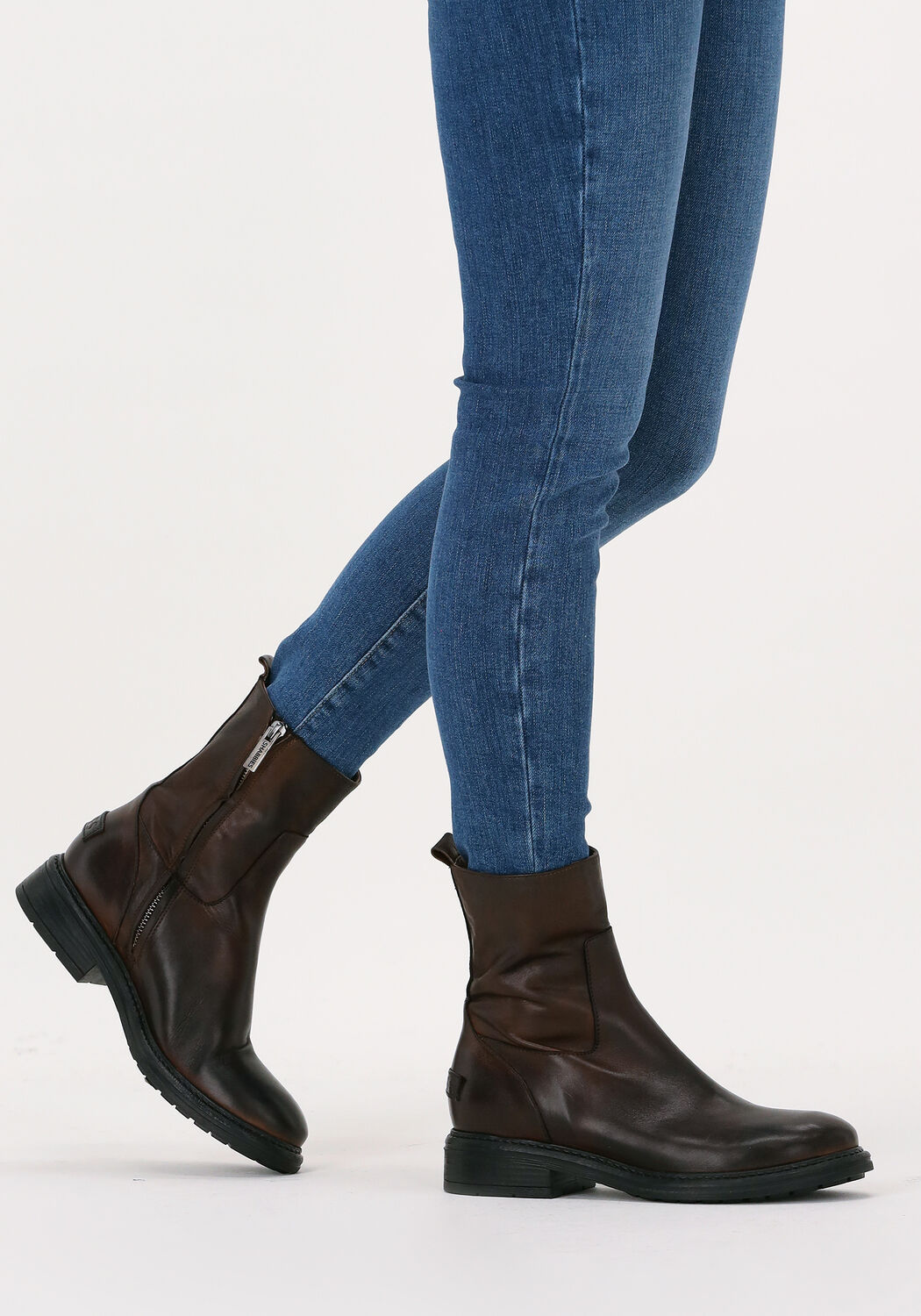 Bruine SHABBIES Enkellaarsjes 181020200 - large