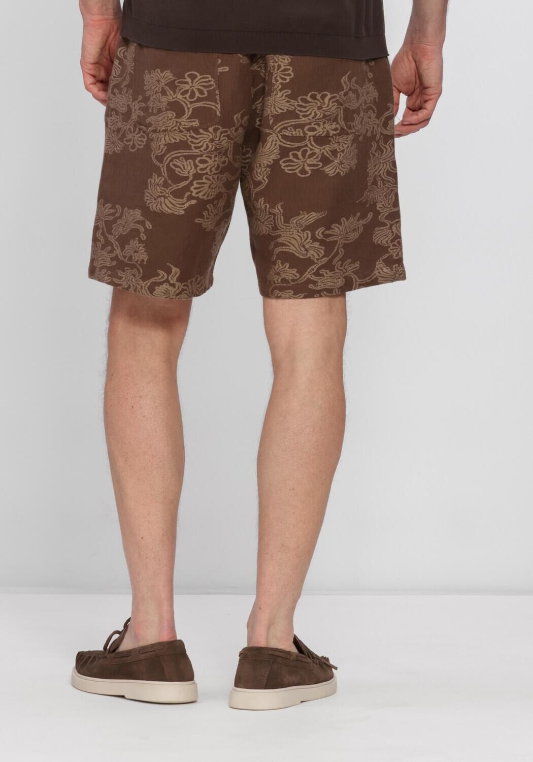 Beige ANERKJENDT Korte broek AKJAN JACQ SHORTS - large