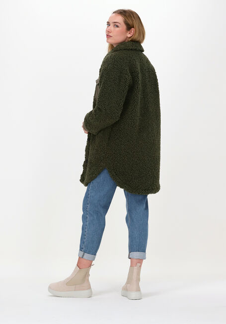 Groene JUST FEMALE Jack COSMO SHIRT JACKET - large