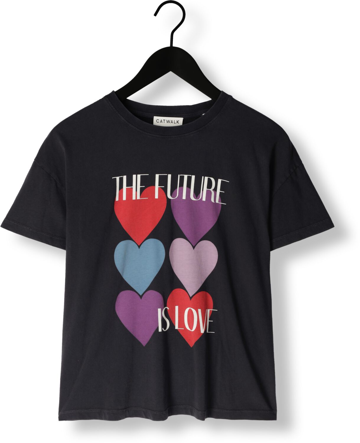 CATWALK JUNKIE Dames Tops & T-shirts Relaxed Tee Grijs