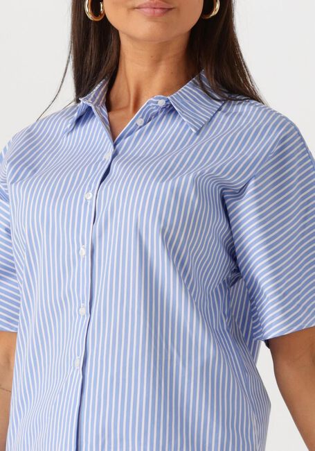 Lichtblauwe OBJECT Blouses OBJTUTTA 2/4 LO SHIRT DIV - large