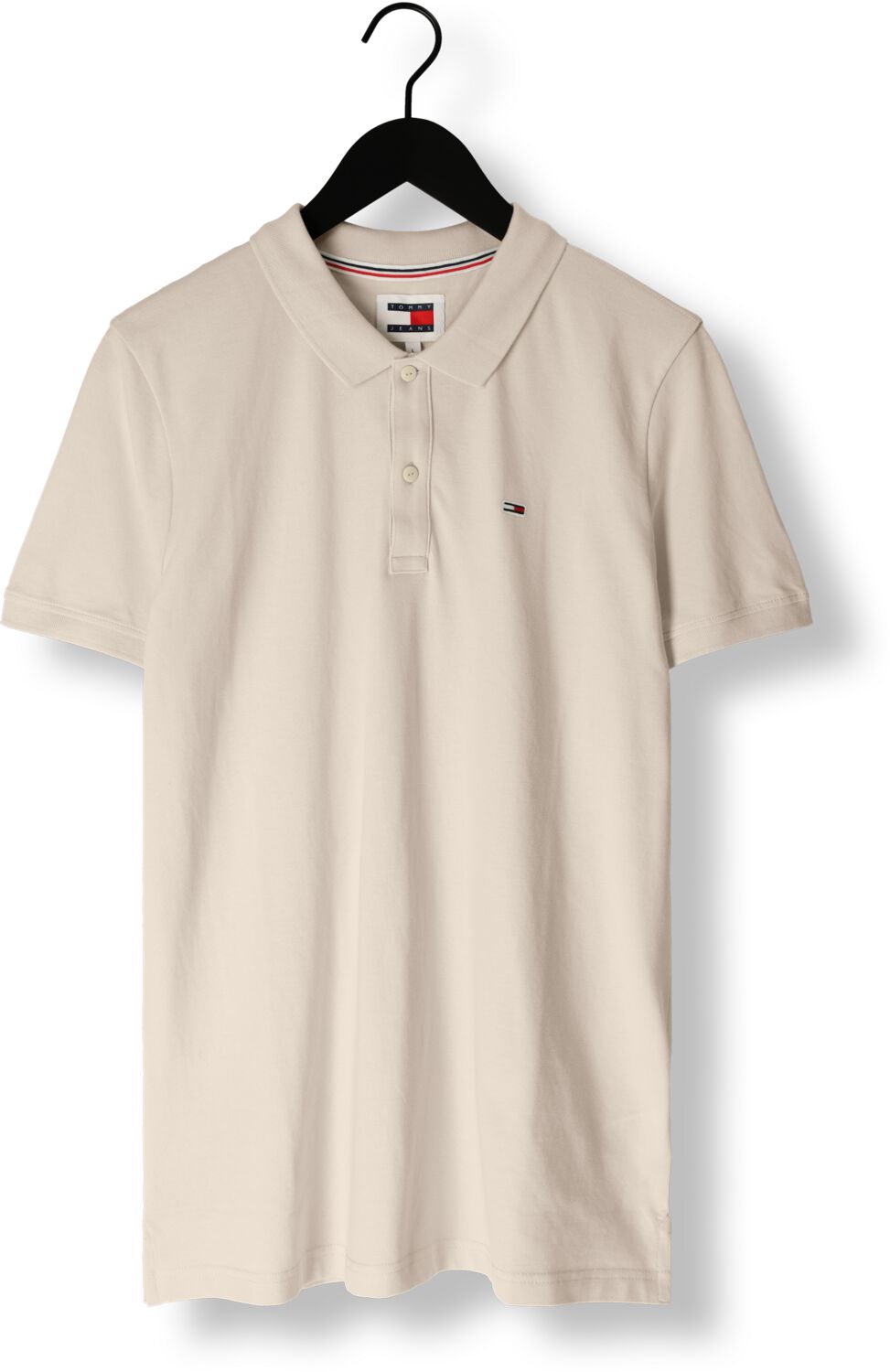TOMMY JEANS Heren Polo's & T-shirts Tjm Slim Placket Polo Beige