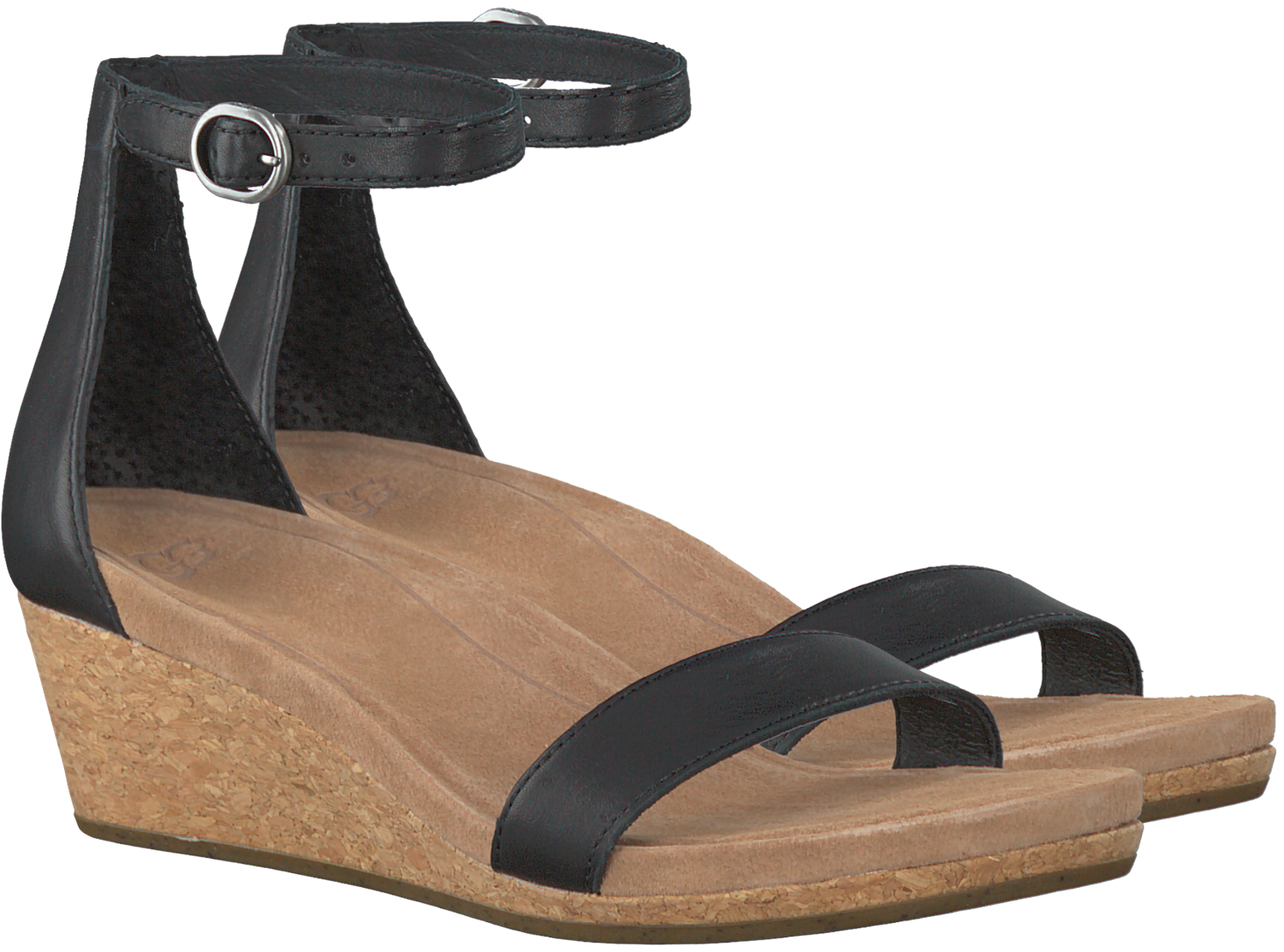 Zwarte Ugg Sandalen Emilia Omoda