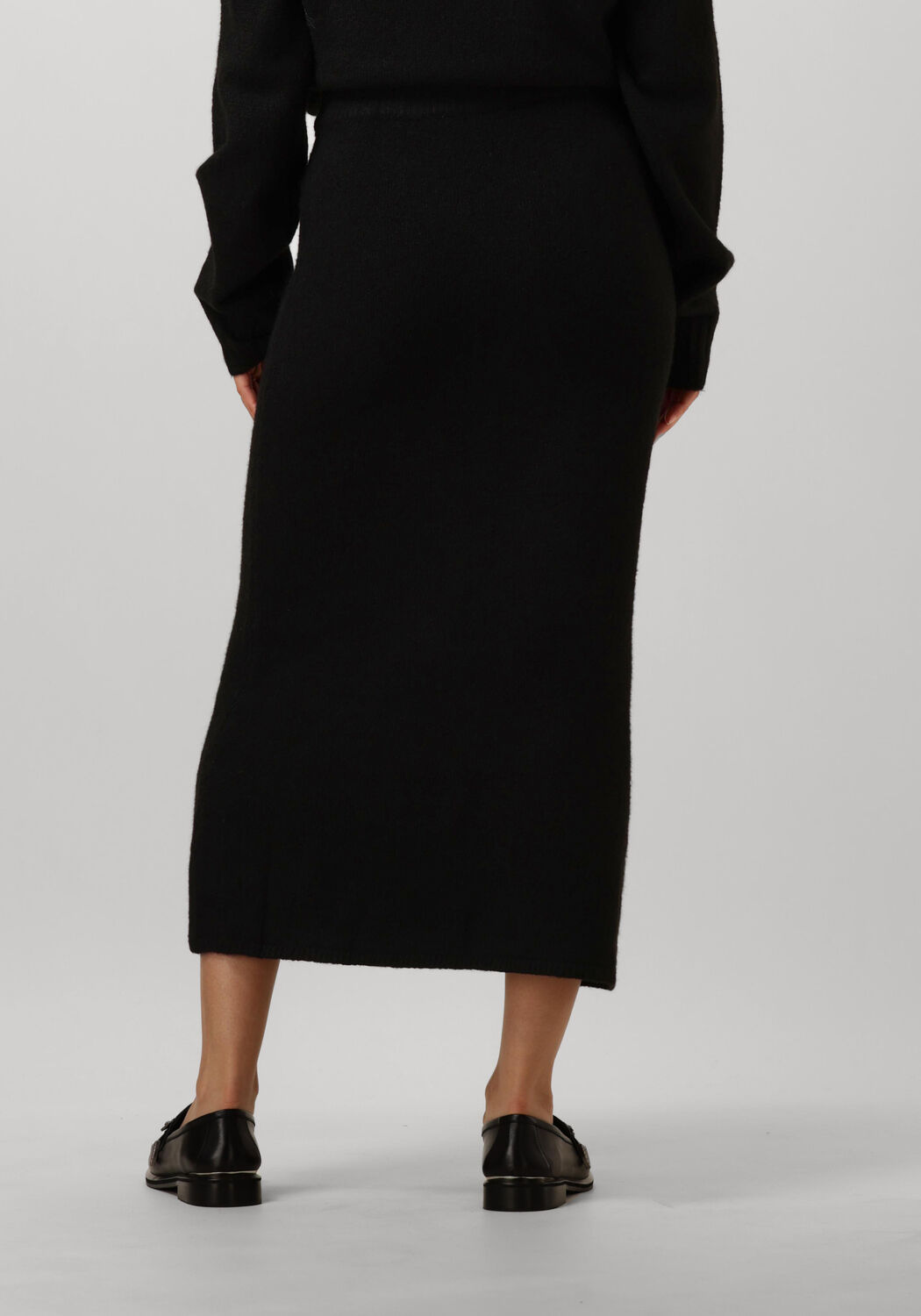 NEO NOIR Dames Rokken Ashanti Knit Skirt Zwart